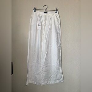 Zara White Maxi Skirt